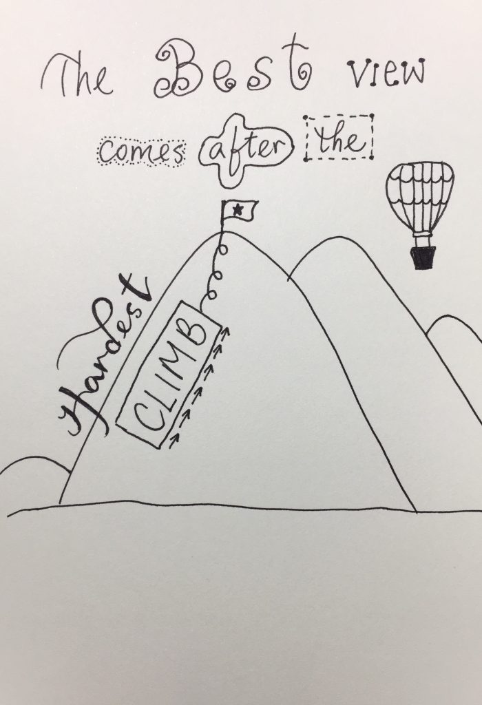 The Best View Comes After the Hardest Climb